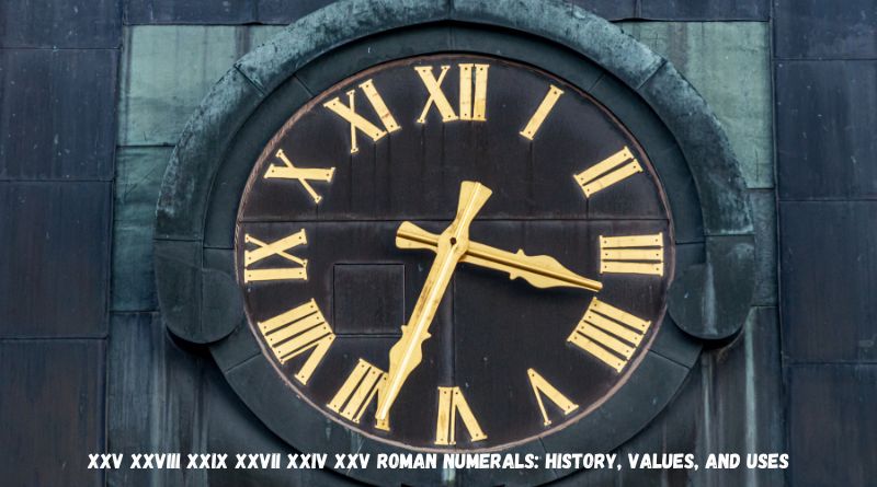 xxv xxviii xxix xxvii xxiv xxv Roman Numerals: History, Values, and Uses