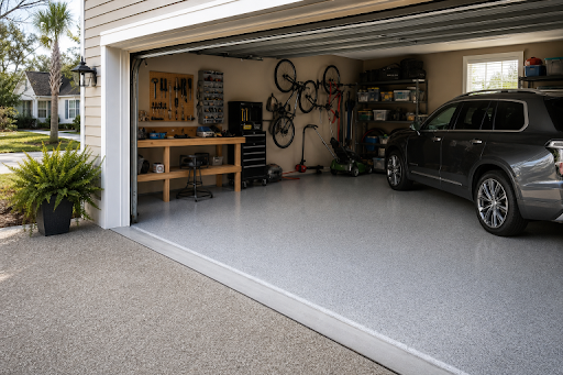 How To Choose Garage Flooring for a Safer, More Useful Home Workspace in Charlotte-Area and Airlee, South Carolina