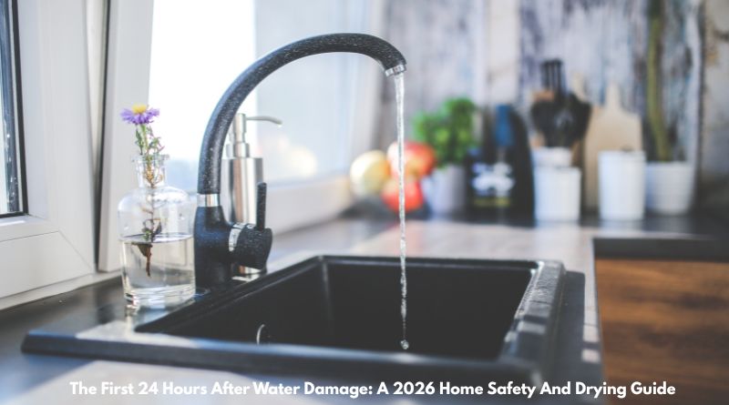 The First 24 Hours After Water Damage: A 2026 Home Safety And Drying Guide